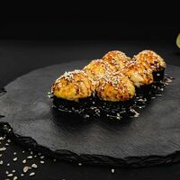 Запеченный ролл с лососем 6 шт в Ёжкин ролл