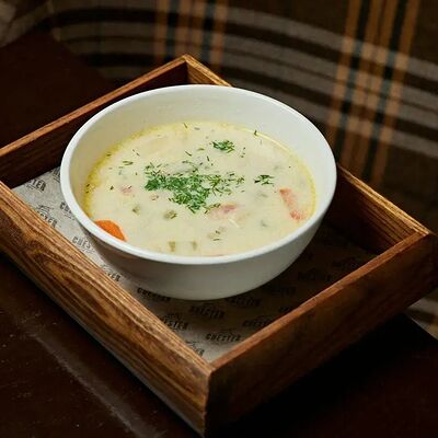 Рыбный чаудер с беконом_ в Chester по цене 517 ₽