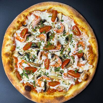 Пицца Том-ям с креветками в Pipizza по цене 1019 ₽
