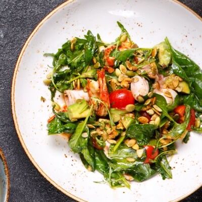 Салат с морепродуктами в 8 seconds pub по цене 880 ₽