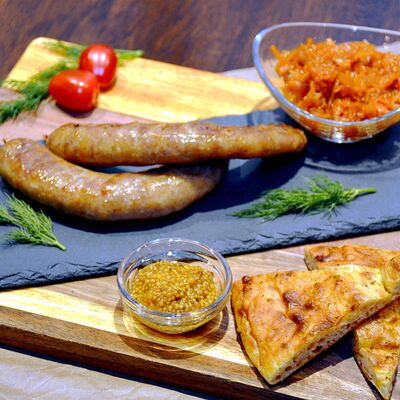 Колбаски свиные в Славянка по цене 650 ₽