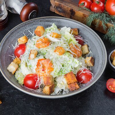 Цезарь с креветкойв Чайхана №2 по цене 450 ₽