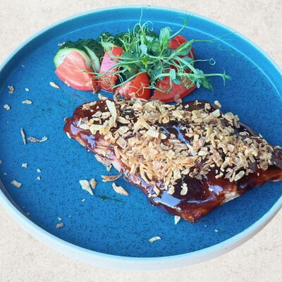 Глазированные свиные ребрышки барбекюв Яем по цене 956 ₽