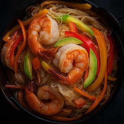 Фунчоза с креветками в Love Rolls по цене 489 ₽