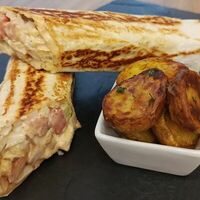 Шаверма по-арабски с картошечкой Айдахо размер М средняя 380-420г в Шаверма и Басманы