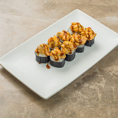 Запеченый ролл с лососем и угрем в Бали по цене 624 ₽