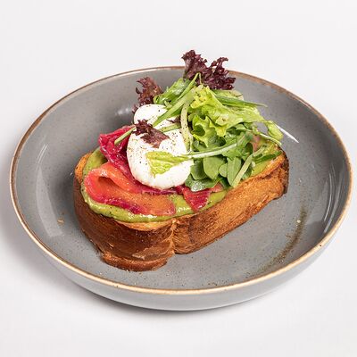 Бриошь с форелью Гравлакс в Kitchen по цене 420