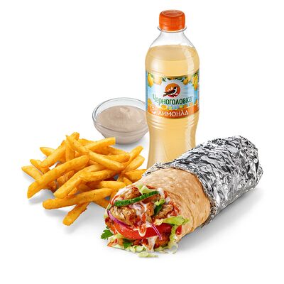 С макси фирменным в лаваше в Донер 42 по цене 599 ₽