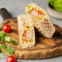 Хот-дог в лаваше в Mitchell Grill