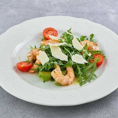 Салат руккола с креветками в Царь по цене 750 ₽