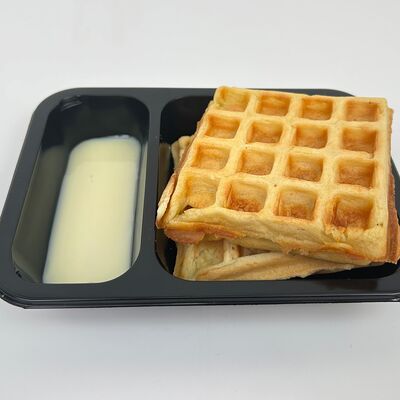 Вафли бельгийские со сгущенкой в Ля Галетт по цене 160 ₽