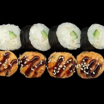 Запеченный ролл с крабом в Суши Панда по цене 609 ₽