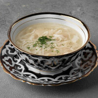 Куриный суп с домашней лапшой в Узбечка