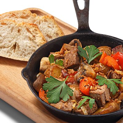 Сковорода с говядинойв Сгущенка по цене 760 ₽