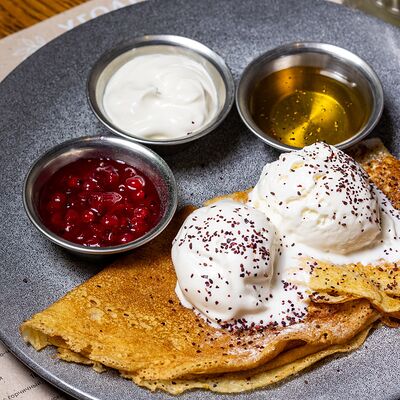 Домашние блины в Уголёк по цене 250 ₽