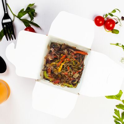 Соба с овощами и стружкой тунца в Фрегат Флагман по цене 350 ₽