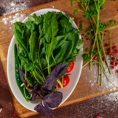 Овощной букет в Кристалл палас по цене 550