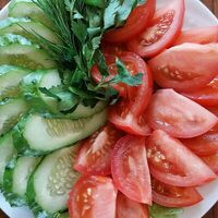 Овощной салат летний в Кафе Милена