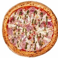 С ветчиной, курицей и грибами в Dens Pizza