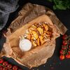 Картофельные дольки с сыром и легким соусом в Шурум Бурум по цене 240