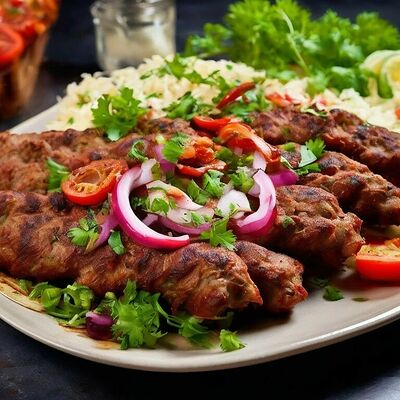 Люля-кебаб из говядины в Уголок вкуса №1 по цене 600 ₽