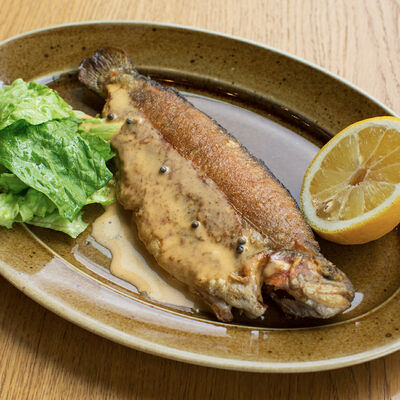 Форель фаршированная в Кафе Kulinari по цене 710 ₽