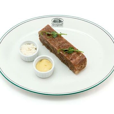 Холодец из бычьих хвостов в Stroganoff Steak House по цене 690 ₽