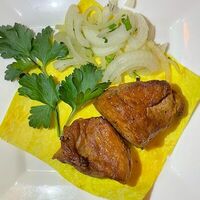 Шашлык из cвинoго окорока в У сяброу