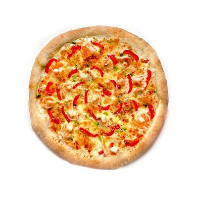 Пицца с креветками в соусе чили! в Кинг роллс по цене 1087 ₽