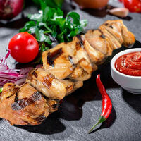 Шашлык из куриного бедра в Место Про Тесто