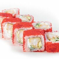 Калифорния с жареными креветками в Sushi scorpion premium