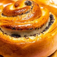 Булочка с маком в Тандыр