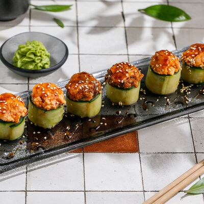 Запеченный ролл Фьюжн в ЛарисуВаннуХочу по цене 690