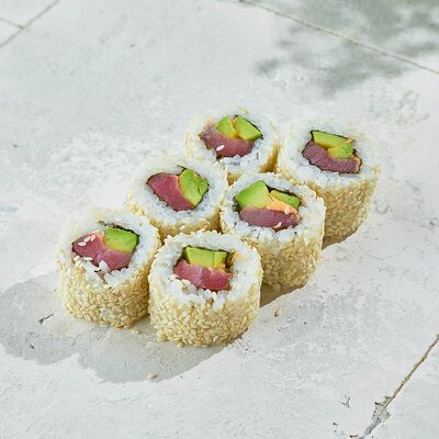 Острый ролл с тунцом в ЛарисуВаннуХочу по цене 590