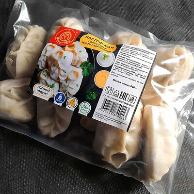 Картоф-Ман (манты с картофелем заморозка) в Манты-Ман по цене 749