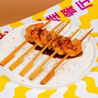 Тигровая креветка на шпажке в WOWA лапша и кое-что ещё