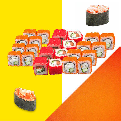 Сет Калифорния в PIIZZ ROLL по цене 2200 ₽