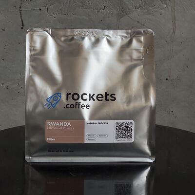 Кофе Rockets Rwanda Emmanuel Rusatira в зернах в Pack по цене 1334 ₽