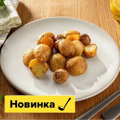 Картофель по-деревенски в Пока горячее по цене 170 ₽