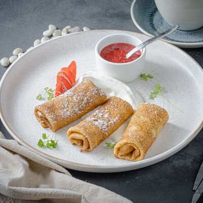 Блинчики с творогом в Encore Cafe по цене 600 ₽