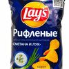 Чипсы Lay's Рифлёные Сметана-Лук в Парковка 54 по цене 250