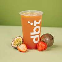 Вайб Маракуйя-клубника Обьем M (маленький) в Double Bubble Tea