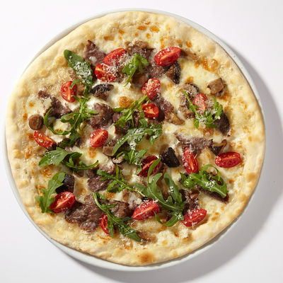 Пицца грибы-мясо в Слоёнка по цене 710 ₽