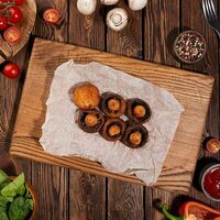 Шампиньоны на мангале в Кухня 91