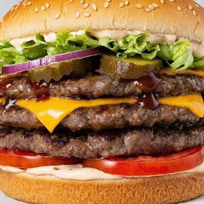 Тройной BBQ-бургер в Party Grill по цене 829 ₽