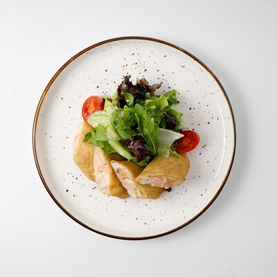 Блины с лососем в Rabbit по цене 3790 ₸