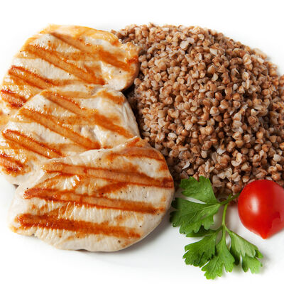 Филе индейки на гриле с гречей в Фитнес меню по цене 630 ₽