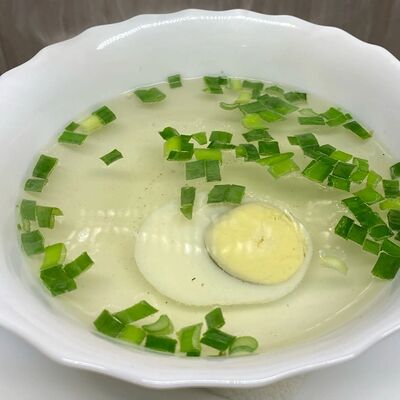 Бульон куриный с яйцом в КафеПельмешкин дворик по цене 120 ₽