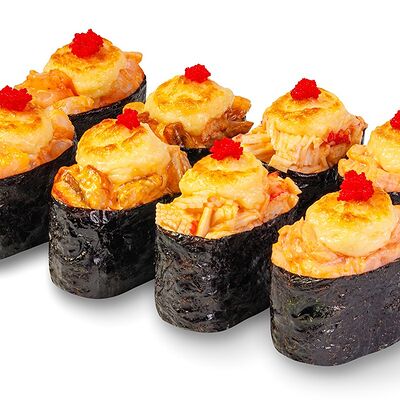 Гункан сет запеченный в Дом суши по цене 1100 ₽