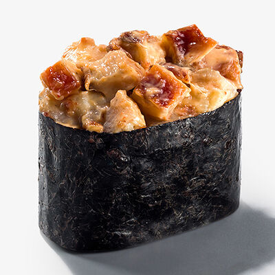 Гункан с угрем в Вкус и лосось по цене 250 ₽